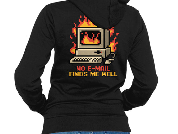 Pixel Email Fire Computer
