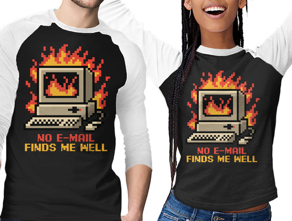 Pixel Email Fire Computer