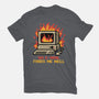 Pixel Email Fire Computer-Mens-Premium-Tee-Studio Mootant