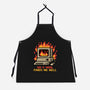 Pixel Email Fire Computer-Unisex-Kitchen-Apron-Studio Mootant