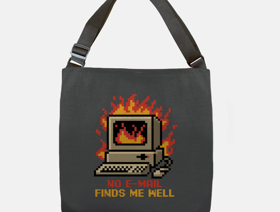 Pixel Email Fire Computer