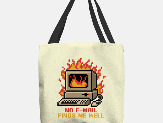 Pixel Email Fire Computer