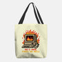 Pixel Email Fire Computer-None-Basic Tote-Bag-Studio Mootant