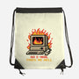 Pixel Email Fire Computer-None-Drawstring-Bag-Studio Mootant