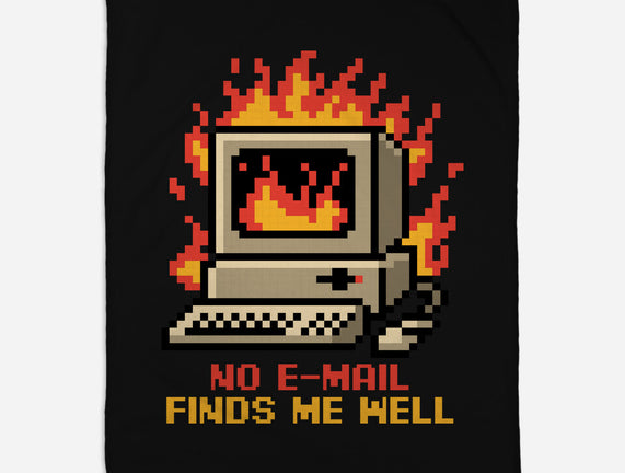 Pixel Email Fire Computer