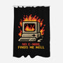 Pixel Email Fire Computer-None-Polyester-Shower Curtain-Studio Mootant