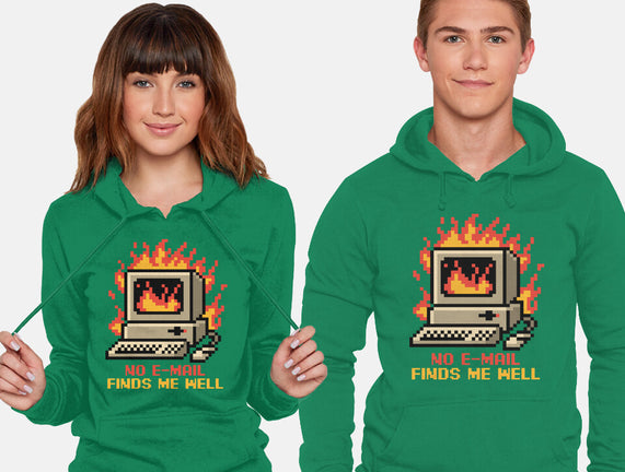 Pixel Email Fire Computer