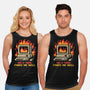 Pixel Email Fire Computer-Unisex-Basic-Tank-Studio Mootant