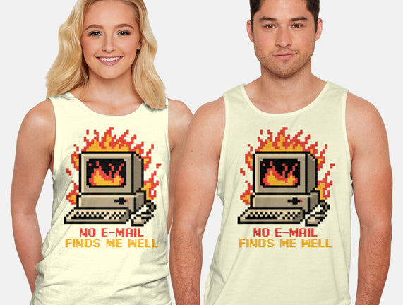 Pixel Email Fire Computer