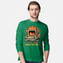 Pixel Email Fire Computer-Mens-Long Sleeved-Tee-Studio Mootant