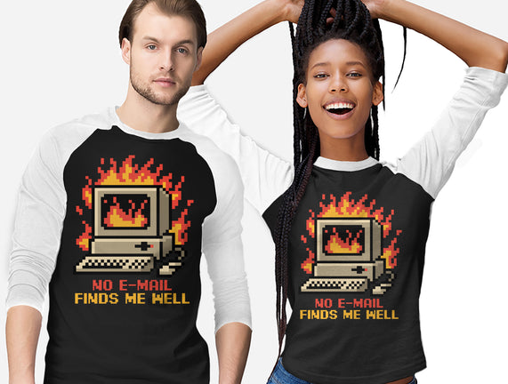 Pixel Email Fire Computer