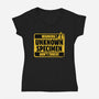 Element Of Unknown Science-Womens-V-Neck-Tee-Studio Mootant