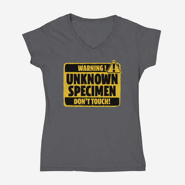 Element Of Unknown Science-Womens-V-Neck-Tee-Studio Mootant