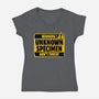 Element Of Unknown Science-Womens-V-Neck-Tee-Studio Mootant