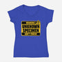 Element Of Unknown Science-Womens-V-Neck-Tee-Studio Mootant