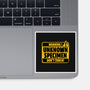 Element Of Unknown Science-None-Glossy-Sticker-Studio Mootant