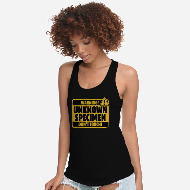 Element Of Unknown Science-Womens-Racerback-Tank-Studio Mootant