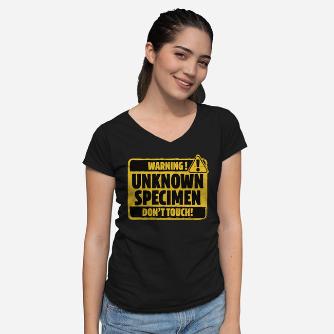 Element Of Unknown Science-Womens-V-Neck-Tee-Studio Mootant