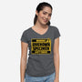 Element Of Unknown Science-Womens-V-Neck-Tee-Studio Mootant