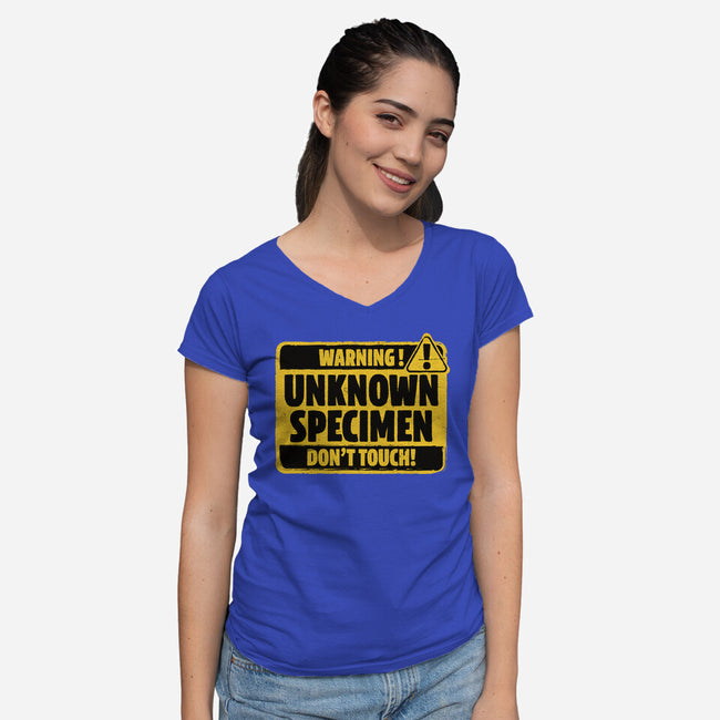 Element Of Unknown Science-Womens-V-Neck-Tee-Studio Mootant