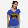 Element Of Unknown Science-Womens-V-Neck-Tee-Studio Mootant