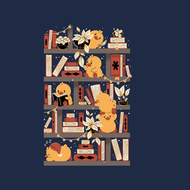 Kawaii Duck Library-None-Glossy-Sticker-tobefonseca