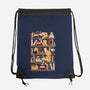 Kawaii Duck Library-None-Drawstring-Bag-tobefonseca