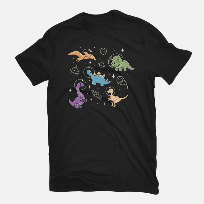 Dinostellar Space Dinosaurs-Unisex-Basic-Tee-tobefonseca
