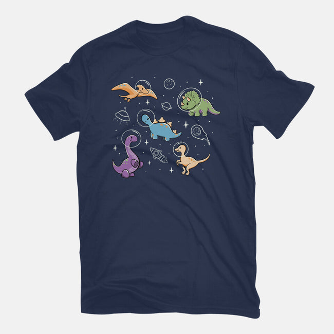 Dinostellar Space Dinosaurs-Mens-Heavyweight-Tee-tobefonseca
