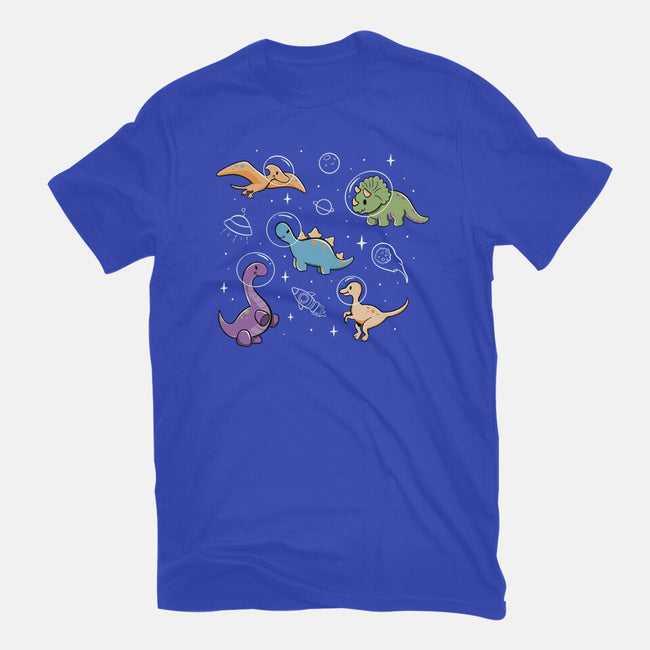 Dinostellar Space Dinosaurs-Womens-Basic-Tee-tobefonseca