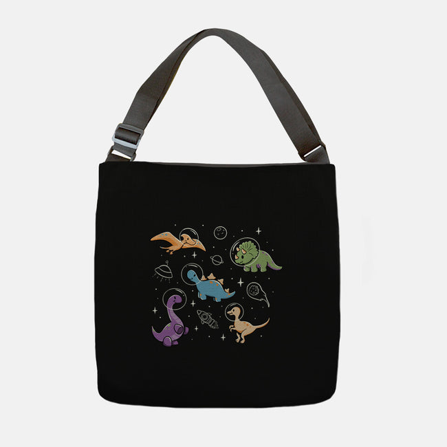 Dinostellar Space Dinosaurs-None-Adjustable Tote-Bag-tobefonseca