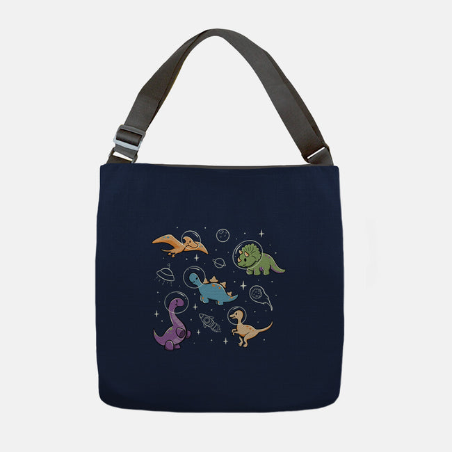 Dinostellar Space Dinosaurs-None-Adjustable Tote-Bag-tobefonseca