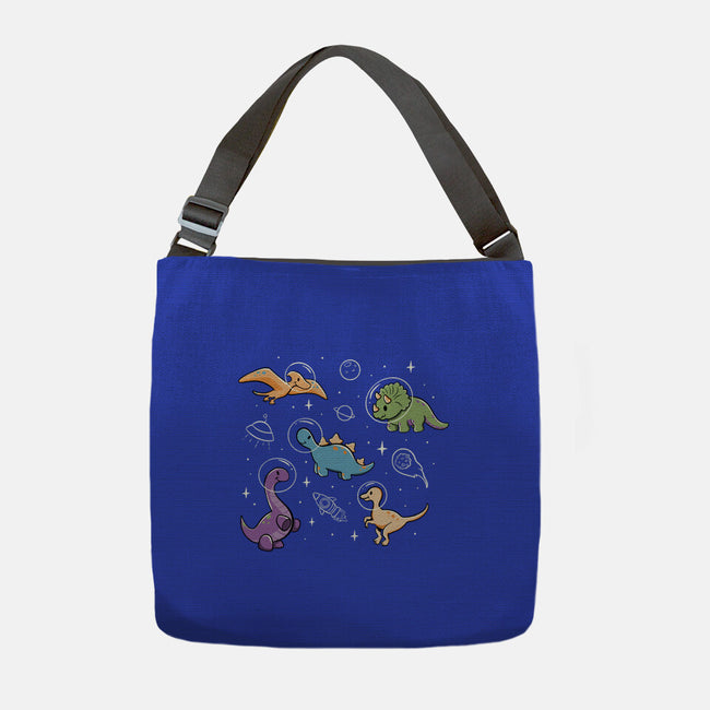 Dinostellar Space Dinosaurs-None-Adjustable Tote-Bag-tobefonseca