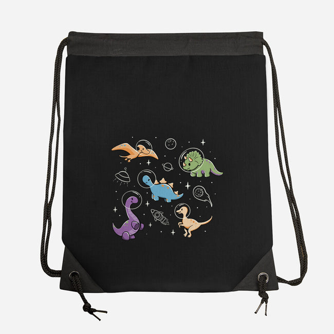 Dinostellar Space Dinosaurs-None-Drawstring-Bag-tobefonseca