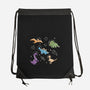 Dinostellar Space Dinosaurs-None-Drawstring-Bag-tobefonseca