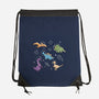 Dinostellar Space Dinosaurs-None-Drawstring-Bag-tobefonseca