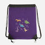 Dinostellar Space Dinosaurs-None-Drawstring-Bag-tobefonseca