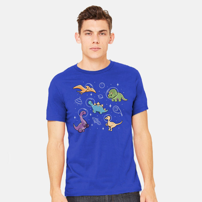 Dinostellar Space Dinosaurs-Mens-Heavyweight-Tee-tobefonseca