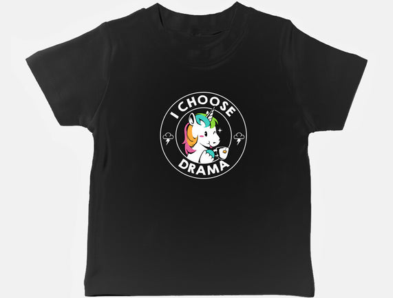 I Choose Drama Kawaii Unicorn