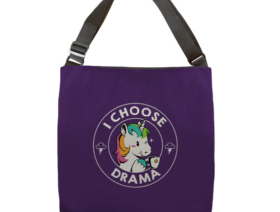 I Choose Drama Kawaii Unicorn