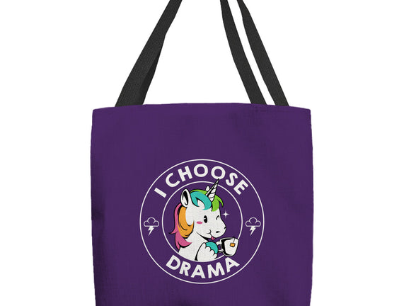 I Choose Drama Kawaii Unicorn