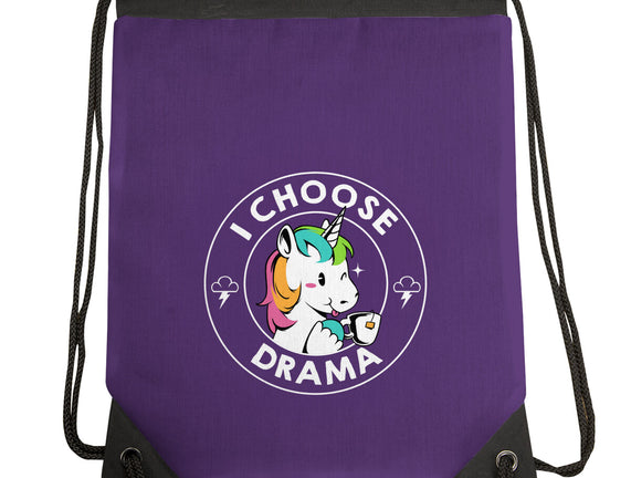 I Choose Drama Kawaii Unicorn