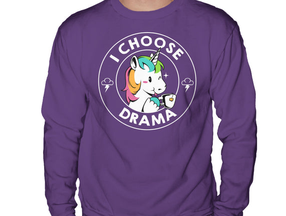 I Choose Drama Kawaii Unicorn