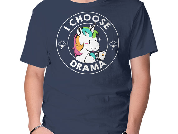 I Choose Drama Kawaii Unicorn