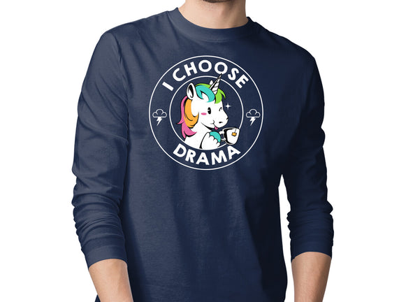 I Choose Drama Kawaii Unicorn