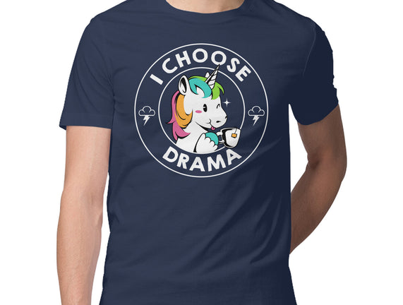 I Choose Drama Kawaii Unicorn