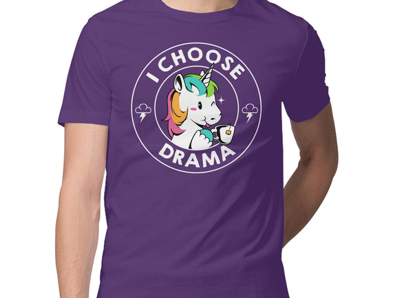 I Choose Drama Kawaii Unicorn