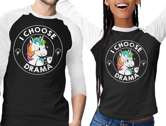 I Choose Drama Kawaii Unicorn