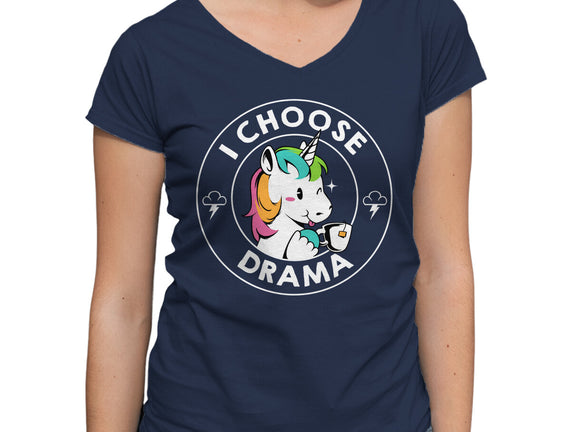 I Choose Drama Kawaii Unicorn