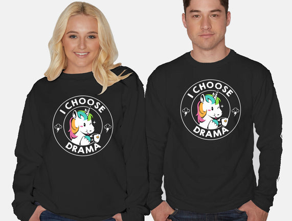 I Choose Drama Kawaii Unicorn